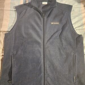 Columbia Men's Navy Fleece Vest